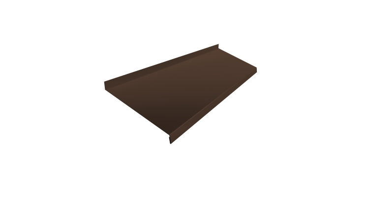 Отлив простой 200 0,45 Drap TR RAL 8017 шоколад (2м)