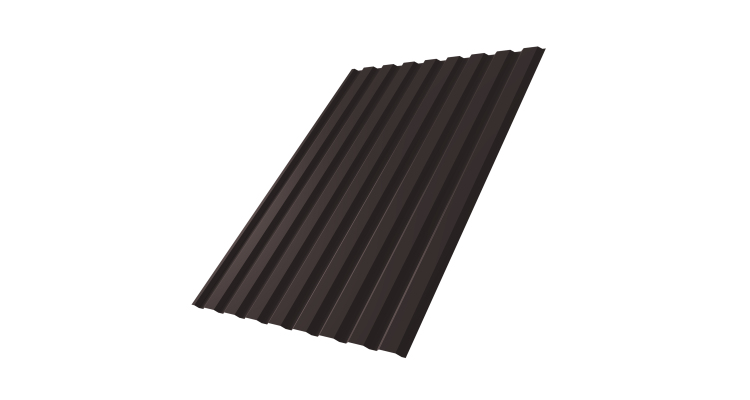 Профнастил С20А 0,5 Satin RAL 9005 черный