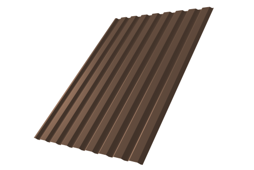 Профнастил С20А 0,5 PurPro Matt 275 RAL 8017 шоколад