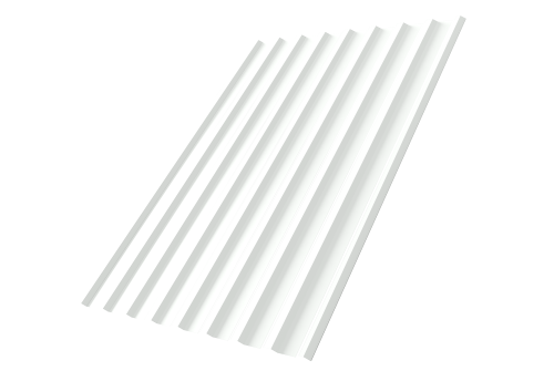 Профнастил С20 R 0,4 PE RAL 9003 сигнальный белый