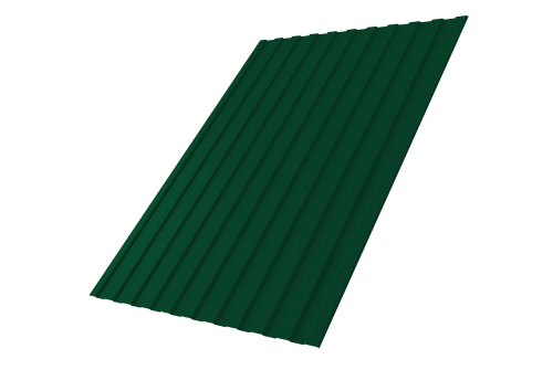 Профнастил С8А 0,45 PE-Double RAL 6005 зеленый мох