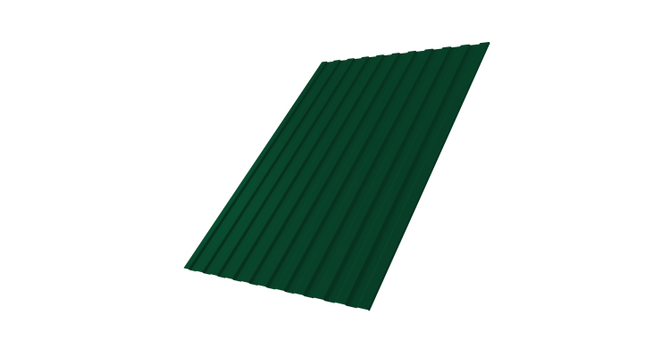 Профнастил С8А 0,5 Satin RAL 6005 зеленый мох