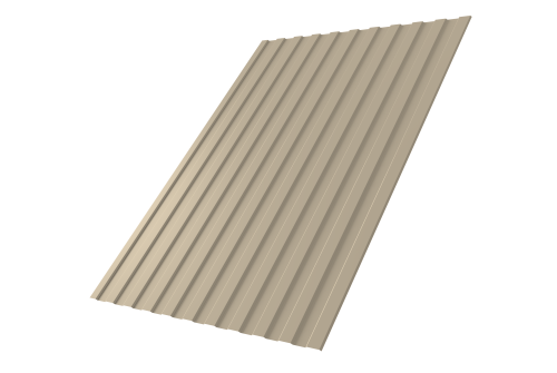 Профнастил С8А 0,5 Satin RAL 1015 светлая слоновая кость