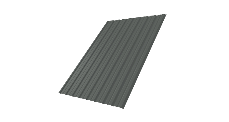 Профнастил С10В 0.45 PE RAL 7005 мышино-серый