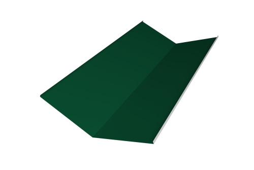 Планка ендовы нижней 300х300 0,45 Drap TX RAL 6005 зеленый мох (2м)