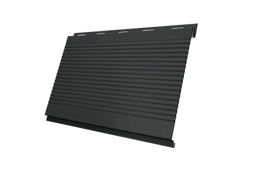 Вертикаль 0,2 GL gofr 0.5 PurPro Matt 275 с пленкой RAL 7016 антрацитово-серый