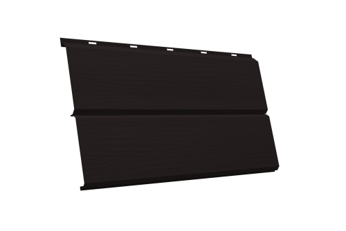 ЭкоБрус 3D 0,345 GL 0.5 Velur X с пленкой RAL 9005 черный