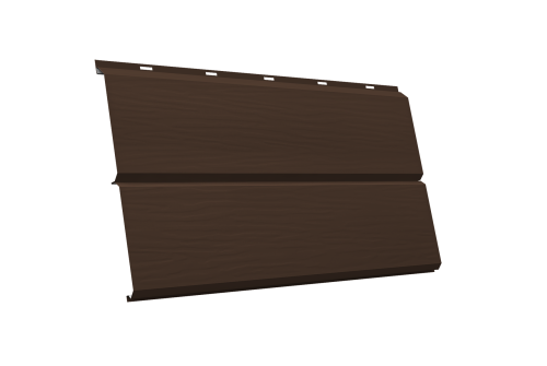 ЭкоБрус 3D 0,345 GL 0.5 Drap с пленкой RAL 8017 шоколад