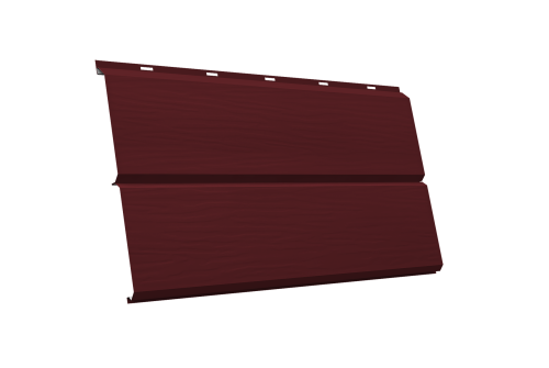 ЭкоБрус 3D 0,345 GL 0.5 PurLite Matt с пленкой RAL 3005 красное вино