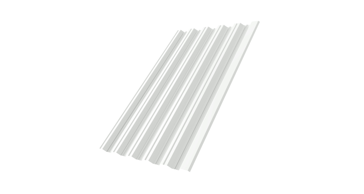 Профнастил НС35R 0,45 Drap RAL 9003 сигнальный белый