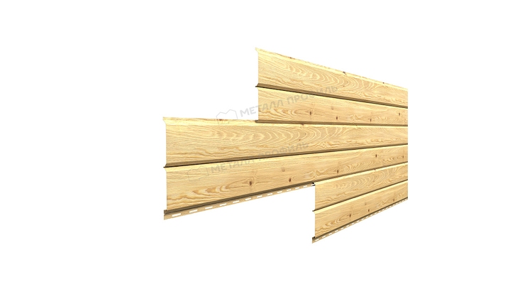 Сайдинг Металл Профиль Lбрус-15х240 (ECOSTEEL_T-01-Сосна-0.5)
