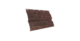 Сайдинг Металл Профиль Lбрус-XL-14х335 (ECOSTEEL_MA-01-Бразил. Вишня-0.5)