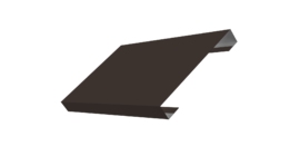 Ламель лицевая 150 забора жалюзи Texas 0.45 Drap TX RR 32 темно-коричневый