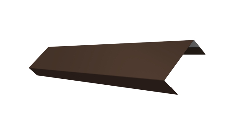 Ламель обратная 50 забора жалюзи Texas 0.5 Atlas X с пленкой RAL 8017 шоколад