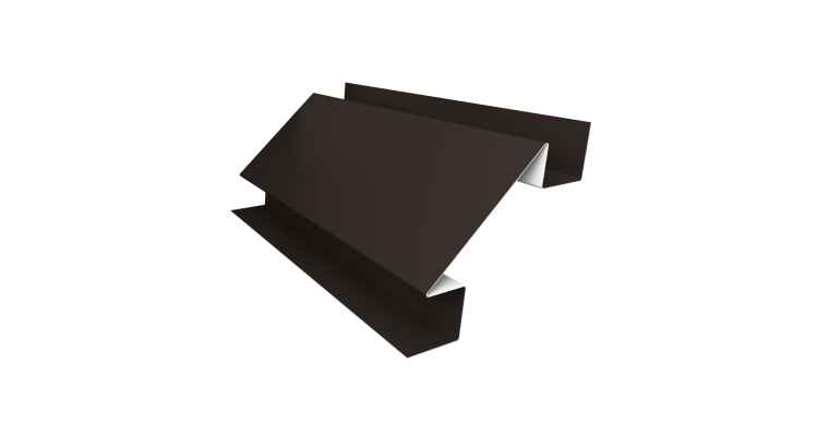 Планка угла внутреннего сложного Экобрус Grand Line 0,45 Drap ST RR 32 темно-коричневый (2м)