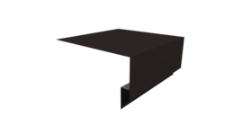 Планка околооконная сложная Экобрус Grand Line 200х75х25 0,5 Drap RAL 9005 черный (3м)