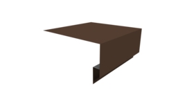 Планка околооконная сложная Экобрус Grand Line 250х75х25 0,5 Drap RAL 8017 шоколад (3м)