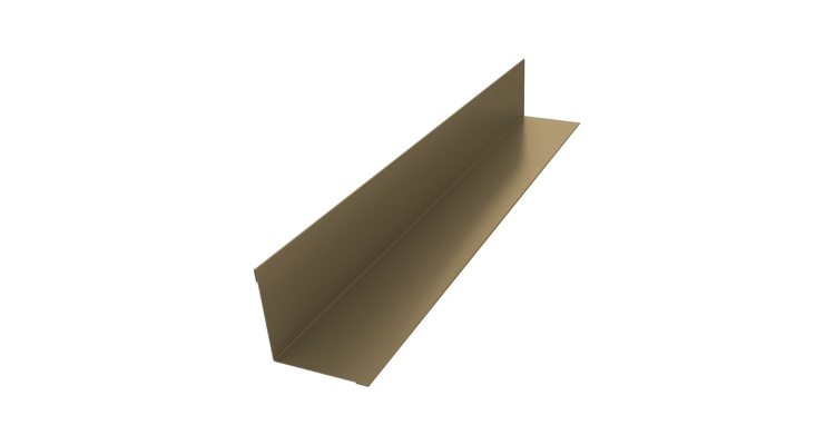 Угол внутренний 50х50 0,45 PE с пленкой RAL 1014 слоновая кость (2м)