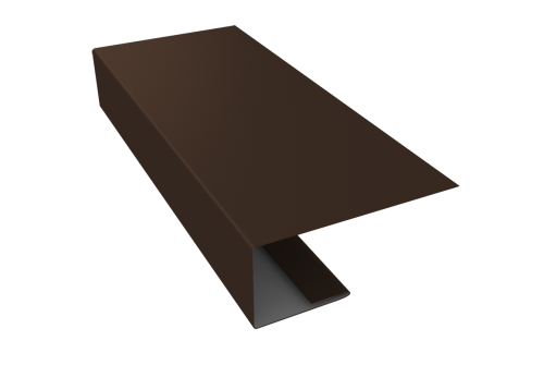 J-Профиль 18мм 0,5 Drap TX RAL 8017 шоколад (2м)