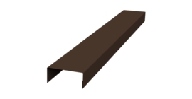 Крышка 45х20 жалюзи Texas 0,5 Drap RAL 8017 шоколад (2м)