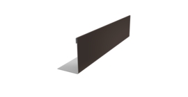 Нащельник 125 Texas 25х35 0,5 Satin Matt RR 32 темно-коричневый (L1,5)