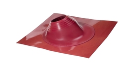 Проходной элемент MF угловой №2 (180-280мм) +240 силиконовый (металлический окрашенный фланец) красный