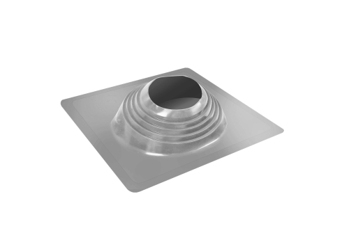 Проходной элемент MF CN угловой №5 (200-275мм) +240 силиконовый (металлический окрашенный фланец) серебро