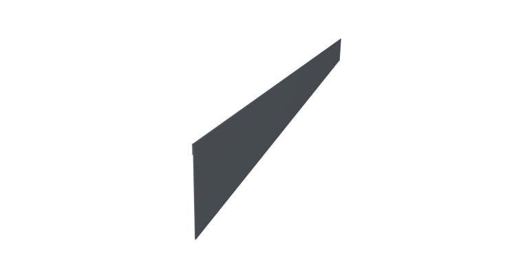 Ламель забора жалюзи Palermo 0,5 Drap TX RAL 7024 мокрый асфальт