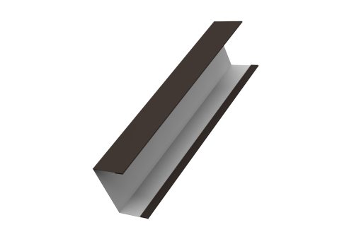 Крышка жалюзи Milan, Tokyo для калиток, ворот 0,45 Drap RR 32 темно-коричневый (2,5м)