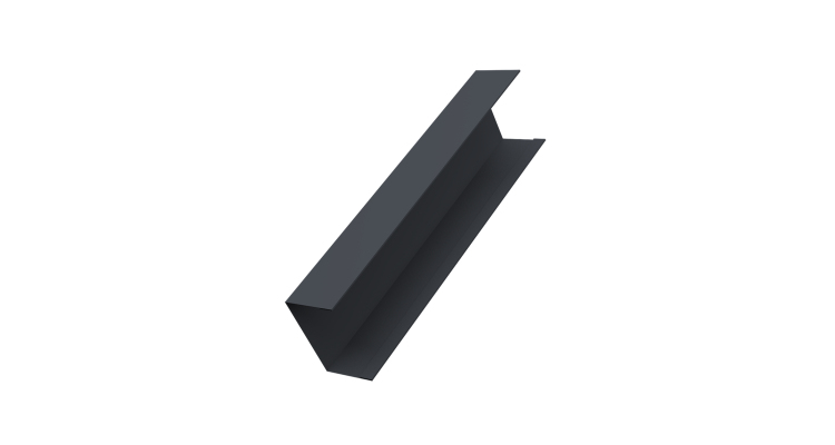 Крышка жалюзи Milan, Tokyo для калиток, ворот 0,45 Drap-double TX RAL 7024 мокрый асфальт (2,5м)