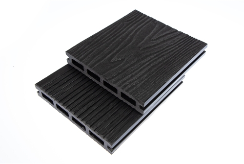 Террасная доска ДПК Grand Line 140мм 3D Wood графит 3м