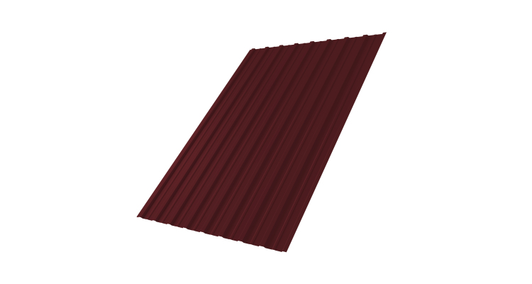 Профнастил С10A 0,7 PE RAL 3005 красное вино